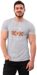 D&B Férfi/Unisex Póló ZN00002 AC-DC Szürke-Méret M