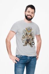 D&B Férfi/Unisex Póló PC00099 Shao Khan Szürke-Méret XL (PC00099ShaoKhanGrayXL)