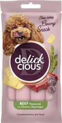 Delickcious DELICKCIOUS, Recompense cremoase caini - Vita, cascaval si asparagus 4x15g 60g