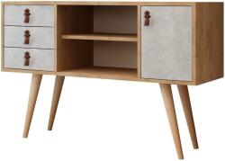  Hanah Home Console Oak White Indira