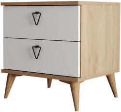  Hanah Home Éjjeliszekrény tölgy/fehér Versa-Ce 3636