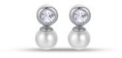 LUCA BARRA Synthetic Pearls With White Crystals