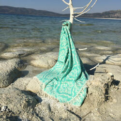 L'essential Maison L' essential Maison Fouta strandtörölköző Zöld Barok - Zöld