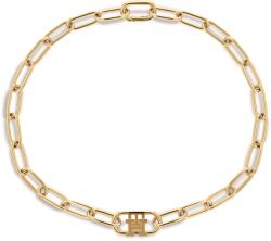 Tommy Hilfiger Colier la modă placat cu aur Monogram 2780721