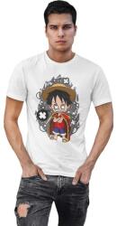 D&B Férfi/Unisex Póló PC00078 One Piece Fehér-Méret M (PC00078OnePieceWhiteM)