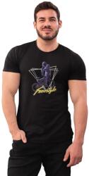 D&B Férfi/Unisex Póló ST00211 Free Style Fekete-Méret L (ST00211FreeStyleBlackL)