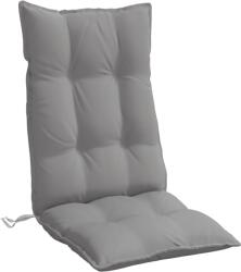 vidaXL 4 db szürke oxford-szövet magas háttámlájú székpárna 6.55 kg (377606)