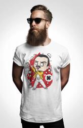 D&B Férfi/Unisex Póló PC00043 Fredy Mercury Fehér-Méret XL (PC00043FreddyMercuryWhiteXL)