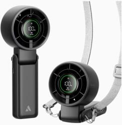 Aecooly Halo 02 Hordozható kézi ventilátor 5000mAh Fekete PB02-BK (PB02-BK)