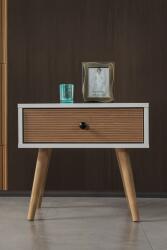  Hanah Home Vita 5103 Fehér dió éjjeliszekrény