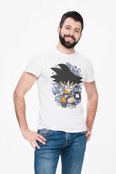 D&B Férfi/Unisex Póló PC00102 ShonGoku Fehér-Méret 2XL (PC00102SonGokuWhite2XL)