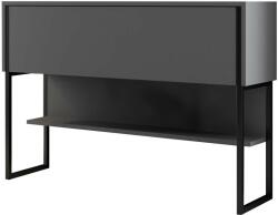  Hanah Home Luxe komód, fekete, antracit