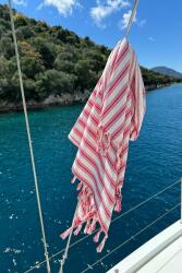  L' essential Maison Fouta (Tengerparti törölköző) Red Helen - Piros