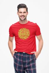 D&B Férfi/Unisex Póló ST00079 Namaste Piros-Méret 2XL (ST00079NamastePiros2XL)