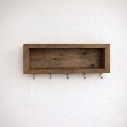  Hanah Home Dekoratív Fa Fali Polc Wooden R-Raf360