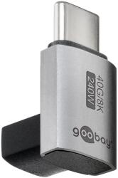 Goobay USB 4.0 Type C Toldó Ezüst 3cm 74444 (74444)