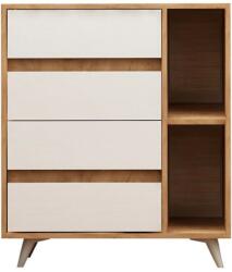  Hanah Home Tsela tölgyfehér komód (811MDD3409)