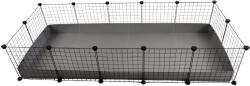  C&C modular cage 5x2 pig rabbit hedgehog silver 180 x 75 x 37 cm