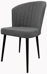 Hanah Home Szék Szett (2 db) Szürke Fekete Rubi - Szürke, Fekete