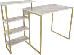 Hanah Home Study Desk Gold Rino - Gold (8683743118083)
