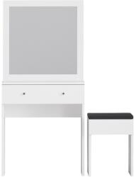  Hanah Home Make-Up Table White Felix