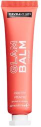 Revolution Beauty Balsam de buze hrănitor Glam Balm, Pretty Peach, 15 ml