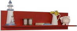  Hanah Home fali polc, piros, Raf-11-Kk-1