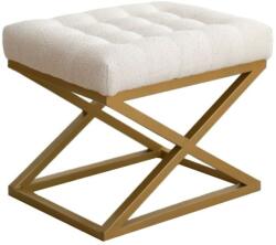  Atelier Del Sofa Altin Capraz puff, krémszínű