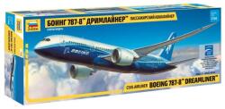 Zvezda Model de asamblare Zvezda Modern: Avioane - avion american de linie cu reacție cu fuselaj lat Boeing 787 Dreamliner (ZVE7008)