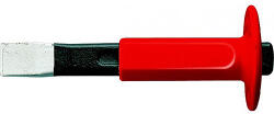 Zbirovia Lapos véső, Zbirovia, 200 mm, lakatos, edzett acél penge, PVC/műanyag markolat, kézvédő (TC233022)