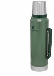 STANLEY 1913 Classic Legendary Thermos Bottle 1L - Thermos Keeps Hot or Cold for 24 Hours - Stainless Steel Thermos Flask - BPA Free - Dishwasher Safe - Hammertone Green - 10-08266-001