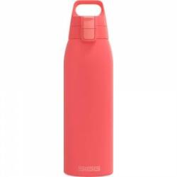 SIGG - Insulated drinking bottle - Thermos bottle Shield Therm One Watermelon - carbonated drinks - leak-proof - dishwasher safe - BPA-free - 90% recycled stainless steel - pink - 1L - 6218.20