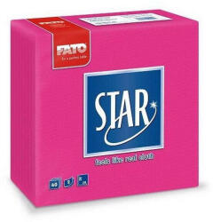 FATO Sztár szalvéta 2 rétegű 38x38cm fuxia 40 szál/csomag (82990900) - pepita
