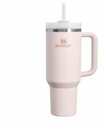 STANLEY 1913 Quencher H2.0 Flowstate Drinking Bottle with Straw 1.2L - Thermo Mug Cools Up to 11 Hours, 48 Ice Cooled - Dishwasher Safe - Thermos Bottle BPA Free Stainless Steel - Rose - 10-11673-115
