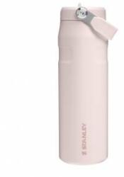 STANLEY 1913 Flip Straw Drinking Bottle with Straw 0.7L - Thermal Mug Cools for 10 Hours - Ice Cold for 3 Days - BPA Free - Leakproof - For Cup Holders - Dishwasher Safe - Rose Quartz - 10-11283-145