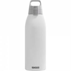 SIGG - Insulated drinking bottle - Thermos bottle Shield Therm One White - carbonated drinks - leak-proof - dishwasher safe - BPA-free - 90% recycled stainless steel - white - 1.5L - 6167.90