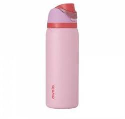 owala FreeSip Insulated Stainless Steel Drinking Bottle with Straw, 945ml - BPA Free, Ideal for Sports, Fitness, Outdoors and Travel, Angle Food Cake - C08140