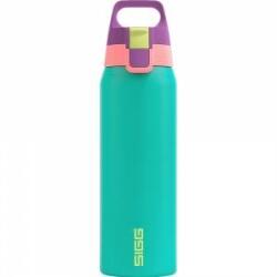 SIGG - Insulated drinking bottle - Thermos bottle Shield Therm One Multicolor Reef - carbonated drinks - leak-proof - dishwasher safe - BPA-free - 90% recycled stainless steel - turquoise - 0.75L - 6228.20