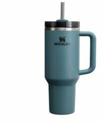 STANLEY 1913 Quencher H2.0 Flowstate Drinking Bottle with Straw 1.2L - Thermo Mug Cools Up to 11 Hours, 48 Ice Cooled - Dishwasher Safe - Thermos Bottle BPA Free Stainless Steel - Blue Spruce - 100000144046