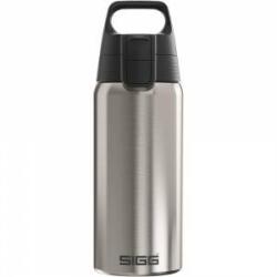 SIGG - Insulated drinking bottle - Thermos bottle Shield Therm One Brushed - carbonated drinks - leak-proof - dishwasher safe - BPA-free - 90% recycled stainless steel - silver - 0.5L - 6217.80