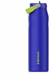STANLEY 1913 Flip Straw Drinking Bottle with Straw 1.06L - Thermal Mug Cools for 17 Hours - Ice Cold for 4 Days - BPA Free - Leakproof - For Cup Holders - Dishwasher Safe - Cobalt Chartreuse - 100000117861