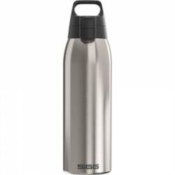 SIGG - Insulated drinking bottle - Thermos bottle Shield Therm One Brushed - carbonated drinks - leak-proof - dishwasher safe - BPA-free - 90% recycled stainless steel - silver - 1L - 6218.00