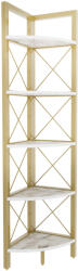  Hanah Home Bookshelf Gold Remo - Gold