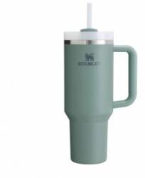 STANLEY Quencher H2.0 Flowstate Drinking Bottle with Straw 1.18L - Thermo Mug Cools Up to 11 Hours, 48 Ice Cold - Dishwasher Safe - Thermos Bottle BPA Free Stainless Steel - Shale - 10-10824-400