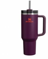STANLEY Quencher H2.0 Flowstate Drinking Bottle with Straw 1.18L - Thermo Mug Cools for 11 Hours - 48 Hours Ice Cold - Dishwasher Safe - Thermos Bottle BPA Free - Stainless Steel Drinking Cup - Plum - 1000001