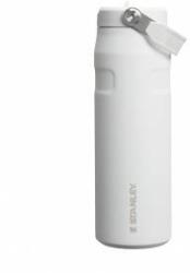 STANLEY 1913 Flip Straw drinking bottle with straw 0.7L - thermal mug cools for 10 hours - 3 days ice-cold - BPA-free - leak-proof - for cup holders - dishwasher safe - frost - 10-11283-144