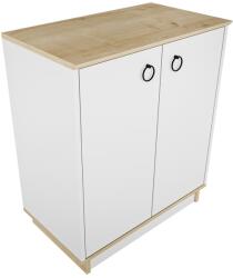  Hanah Home Console White Oak Nüanse - White, Oak