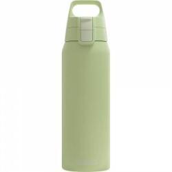 SIGG - Insulated drinking bottle - Thermos bottle Shield Therm One Eco Green carbonated drinks - Leak-proof - Dishwasher safe - BPA-free - 90% recycled stainless steel - Light green - 0.75L - 6021.00