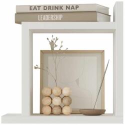  Hanah Home Wall Shelf White Capri - White