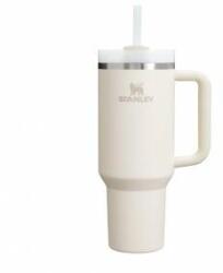 STANLEY 1913 Quencher H2.0 Flowstate Drinking Bottle with Straw 1.2L - Thermo Mug Cools 11 Hours - 48 Hours Ice Cold - Dishwasher Safe - Thermos Bottle BPA Free - Drinking Cup - Cream 2.0 - 100000144324